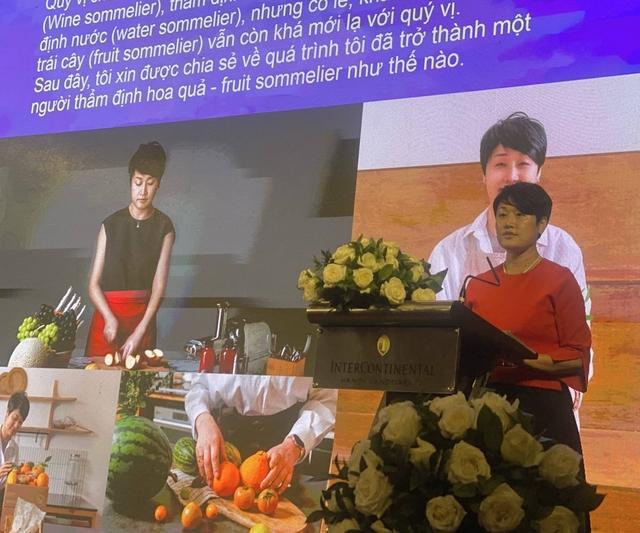 Hyangran Jo chia sẻ về quá trình trở thành người thẩm định hương vị trái cây tại Hàn Quốc